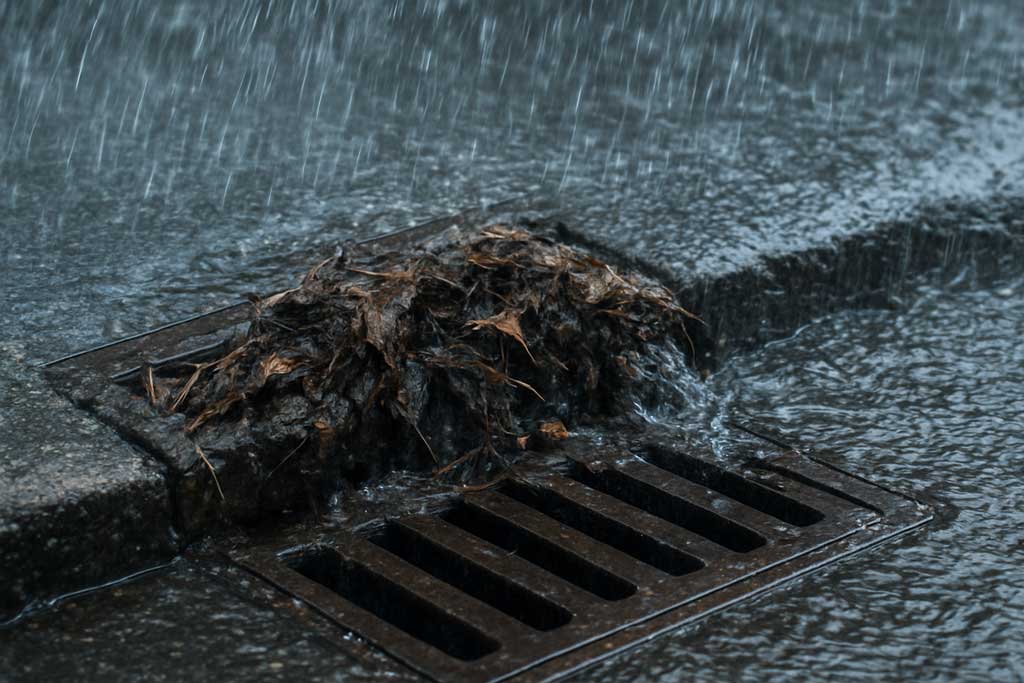 blocked drain